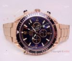 Omega Planet Ocean Rose Gold Black Face Replica Watch_th.jpg